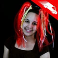 LED Party Dreads Red